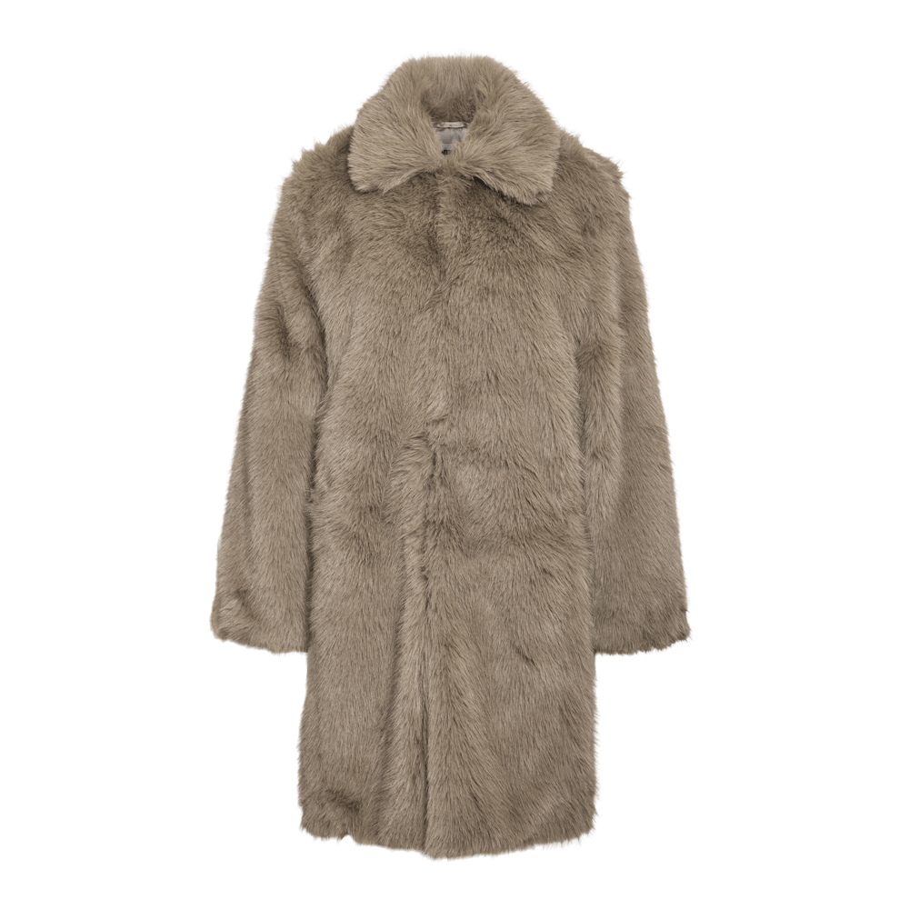Noisy May Evie Faux Fur Coat